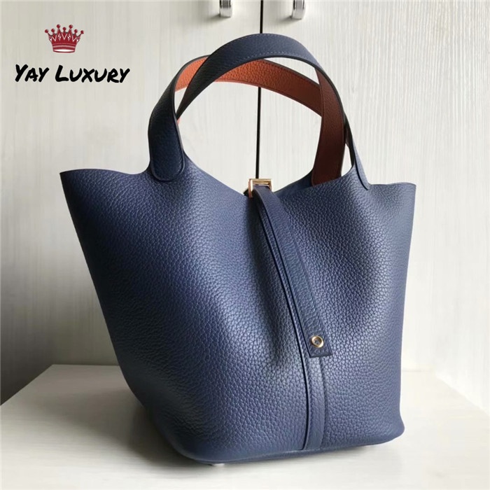 Hermes Picotin 22cm Full Handmade Togo Leather from France