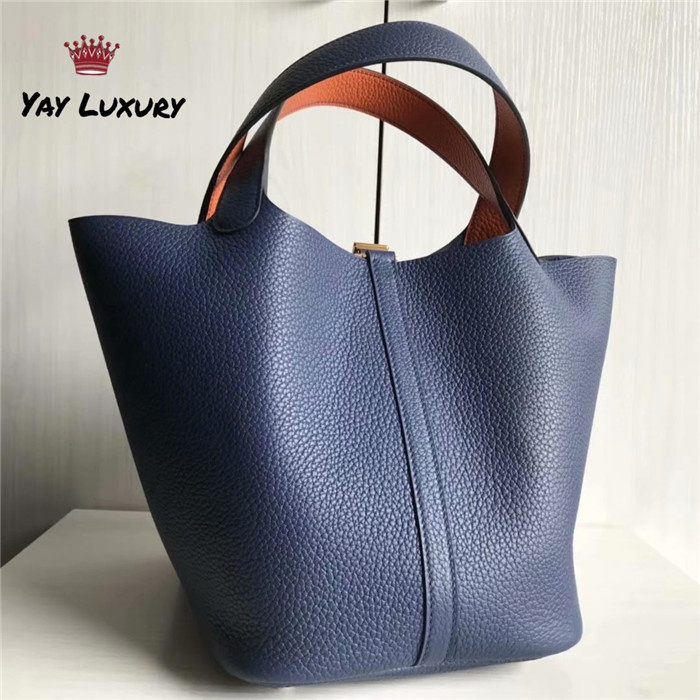 Hermes Picotin 22cm Full Handmade Togo Leather from France