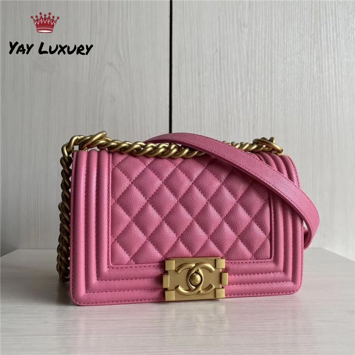 Chanel classic flap mini 20cm caviar leather