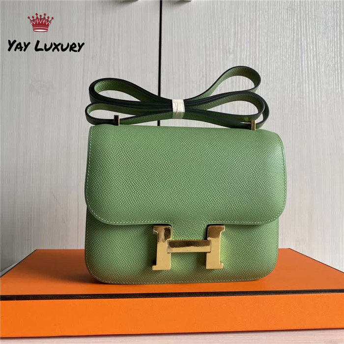 Hermes Constance 18 Shoulder Bag Green Box Calf – AMORE Vintage Tokyo