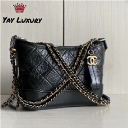 Chanel gabrielle bag calfskin leather handbag for lady