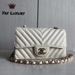 Chanel Classic Flap bag calfskin cf handbag for lady