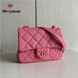 Chanel Classic Flap bag calfskin caviar handbag for lady